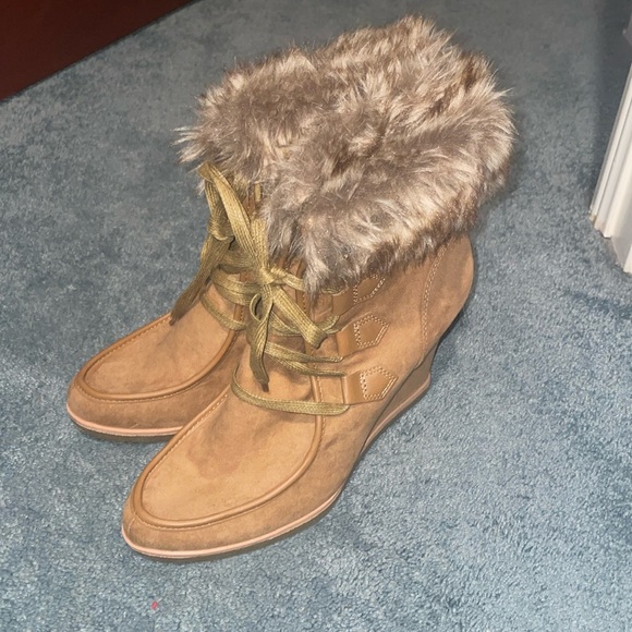 Perfect Fur Heeled Booties - Picture 1 of 7